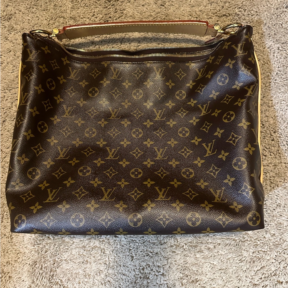 NWOT Louis Vuitton Sully MM Handbag Authentic Large